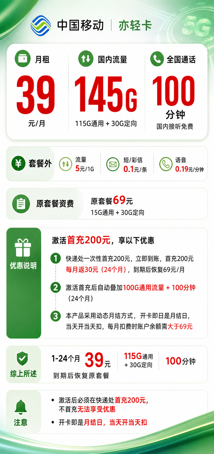 移动亦轻卡【仅发揭阳】详情