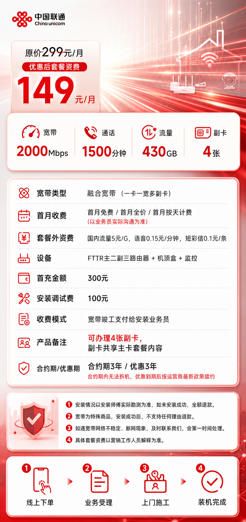 贵阳联通融合宽带详情