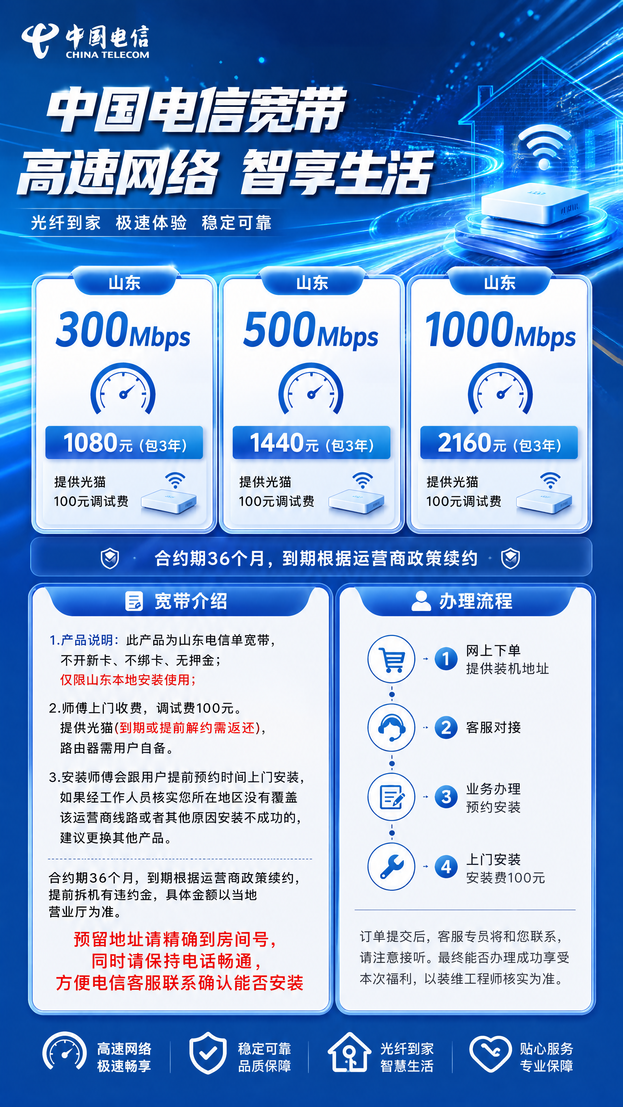 贵阳电信单宽带详情